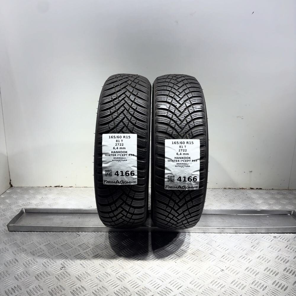 Gomme Usate 165 60 R15 81T Hankook Winter I*Cept RS3 91% Invernali