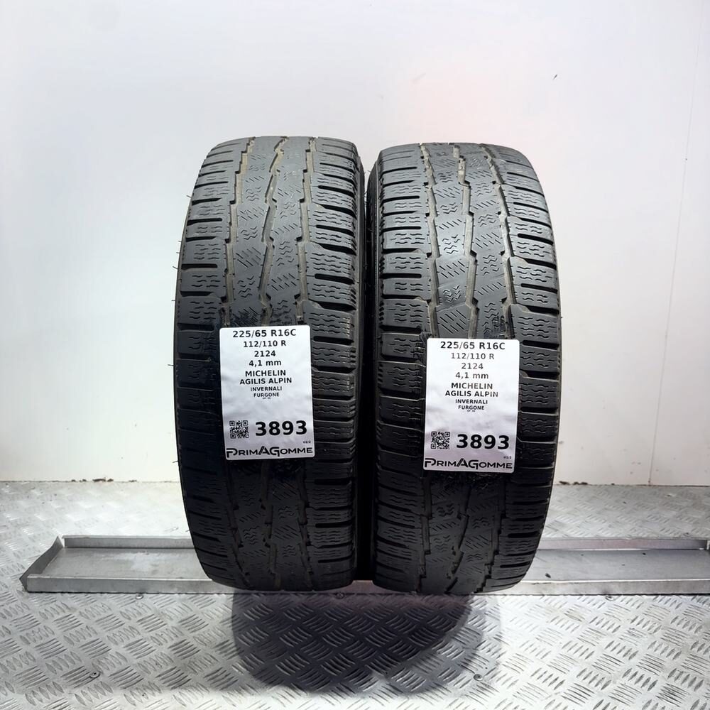 Gomme Usate 225 65 R16C 112/110R Michelin Agilis Alpin Invernali