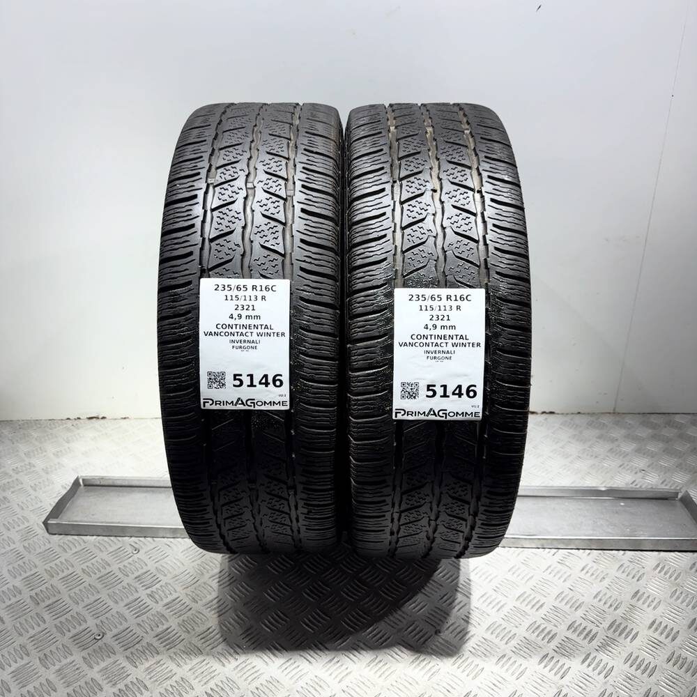 Gomme Usate 235 65 R16C 115/113R Continental Vancontact Winter Invernali
