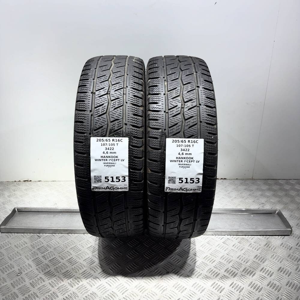 Gomme Usate 205 65 R16C 107/105T Hankook Winter I*Cept LV Invernali