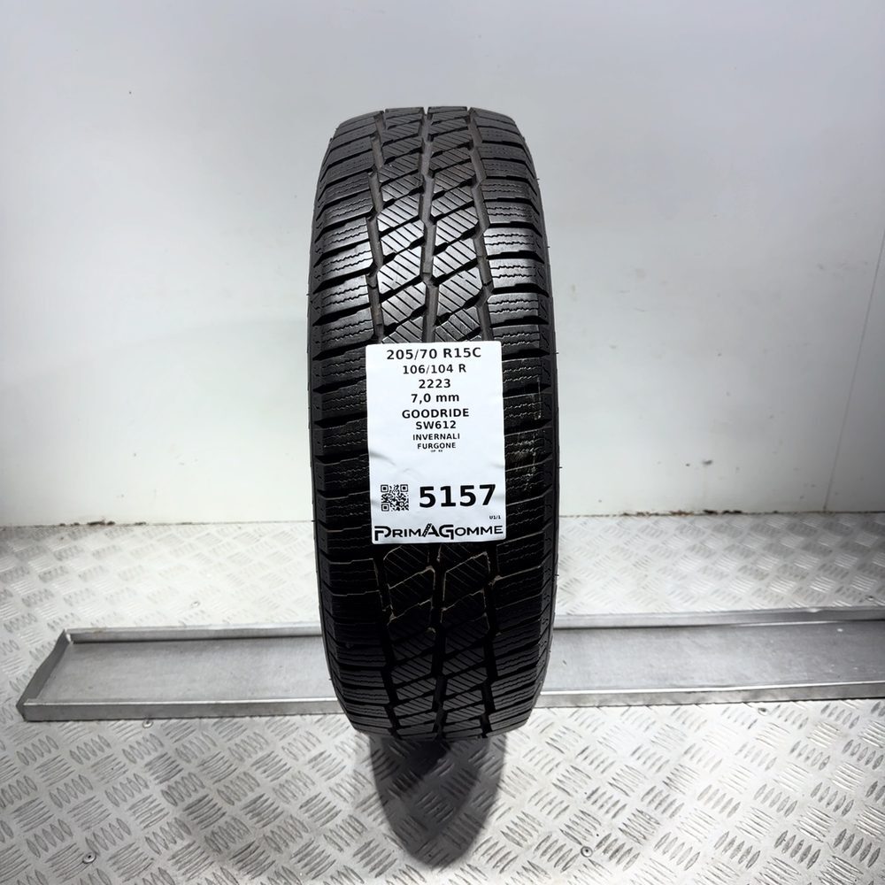 Gomma Usata 205 70 R15C 106/104R Goodride SW612 98% Invernale