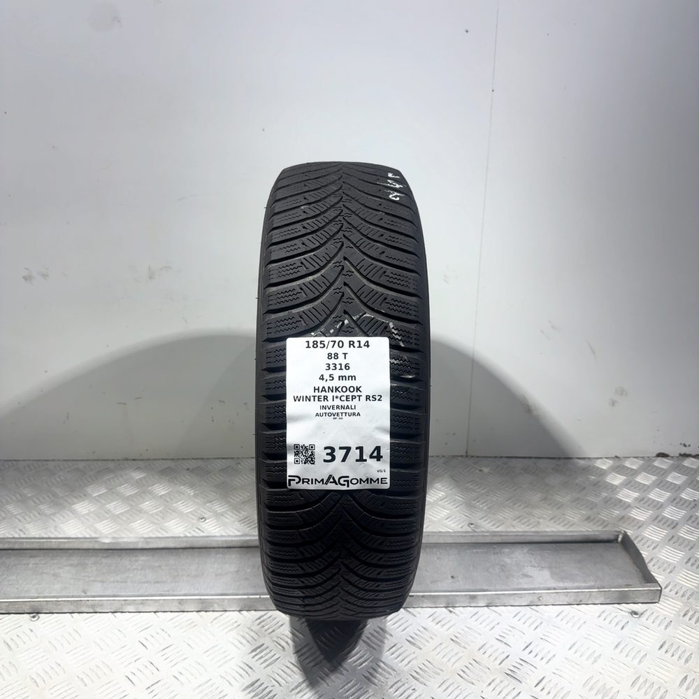 Gomma Usata 185 70 R14 88T Hankook Winter I*Cept RS2 Invernale
