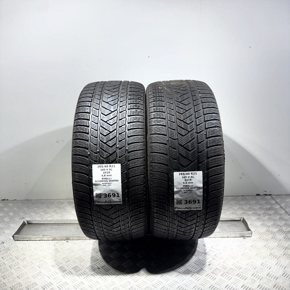 Gomme Usate 265 40 R21 105V XL Pirelli Scorpion Winter Invernali