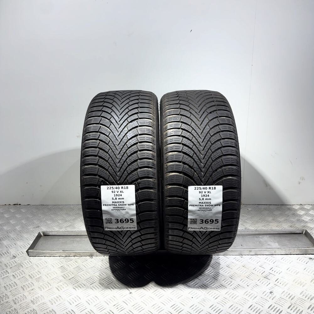 Gomme Usate 225 40 R18 92V Maxxis Premitra Snow WP6 83% Invernali
