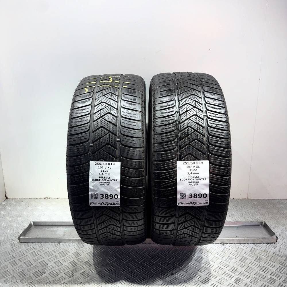 Gomme Usate 255 50 R19 107V XL Pirelli Scorpion Winter 77% Invernali