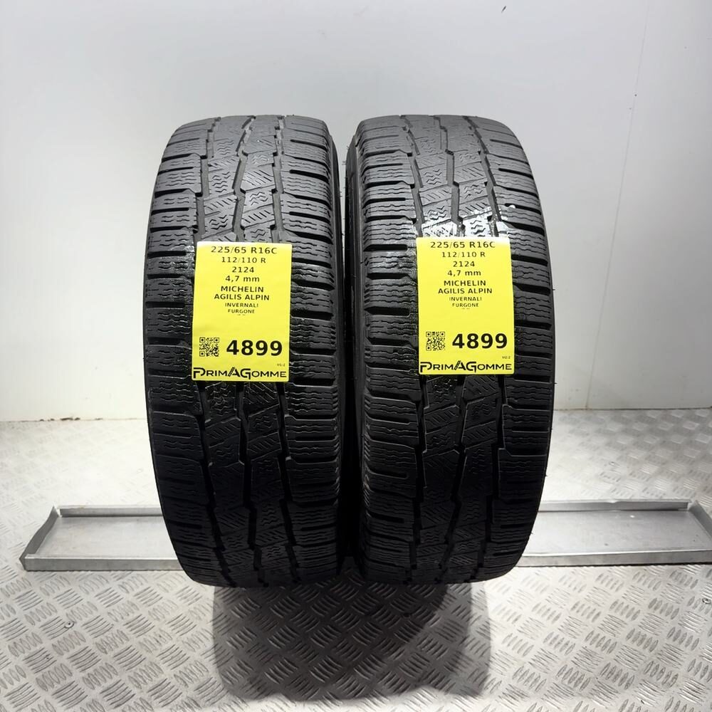 Gomme Usate 225 65 R16C 112/110R Michelin Agilis Alpin Invernali