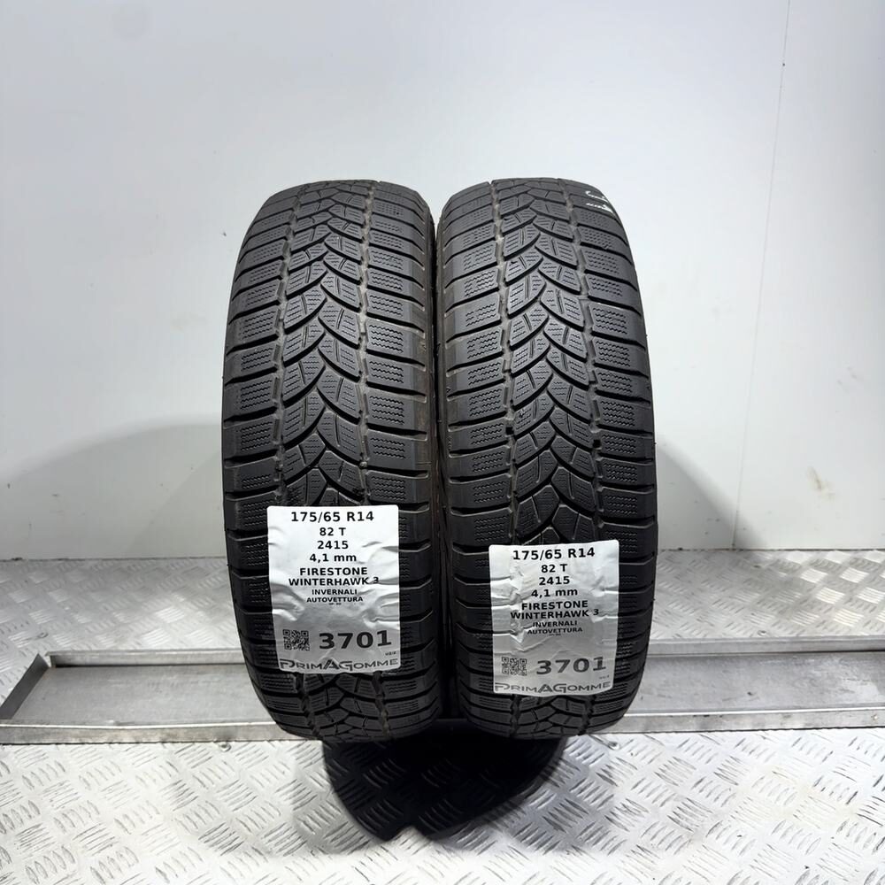 Gomme Usate 175 65 R14 82T Firestone Winterhawk 3 Invernali
