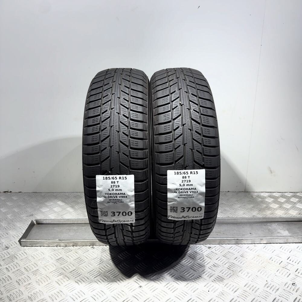 Gomme Usate 185 65 R15 88T Yokohama W.Drive V903 71% Invernali