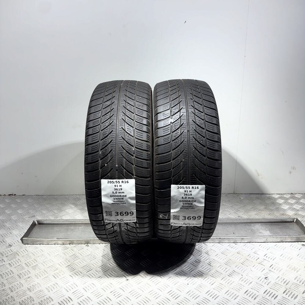 Gomme Usate 205 55 R16 91H Goodride SW608 71% Invernali