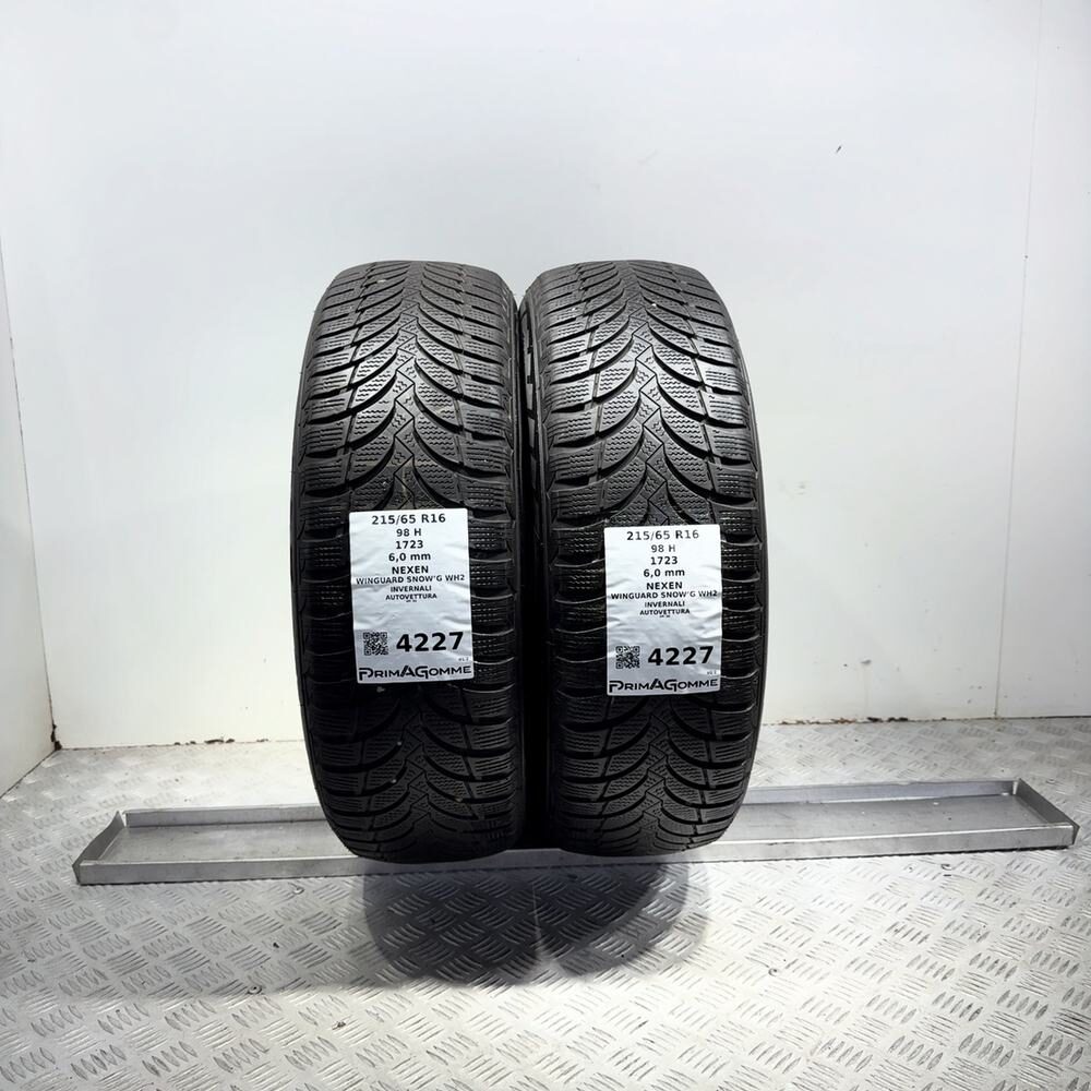 Gomme Usate 215 65 R16 98H Nexen Winguard Snow’G WH2 86% Invernali