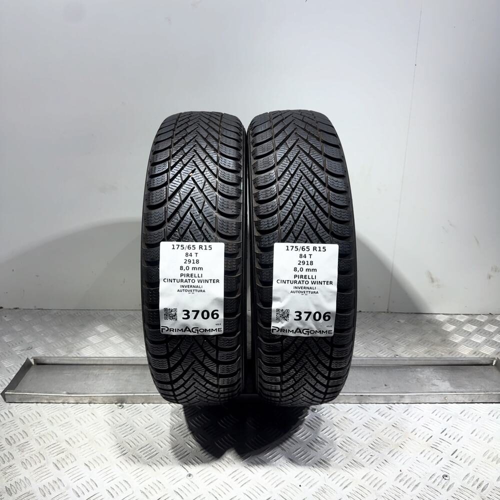 Gomme Usate 175 65 R15 84T Pirelli Cinturato Winter 98% Invernali