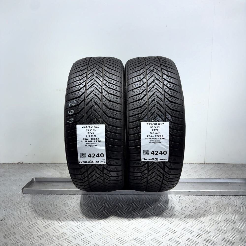 Gomme Usate 215 50 R17 95V XL Esa+ Tecar Supergrip Pro Invernali 83%