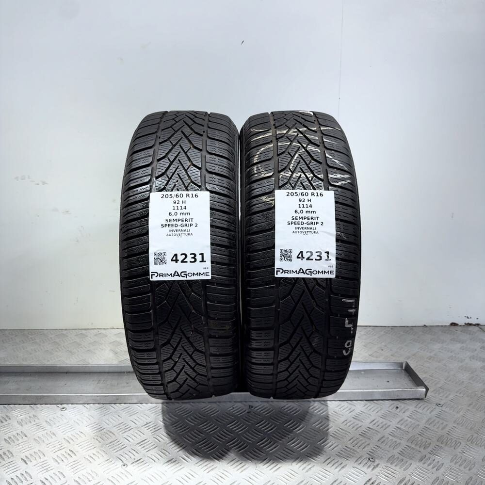 Gomme Usate 205 60 R16 92H Semperit Speed-Grip 2 86% Invernali