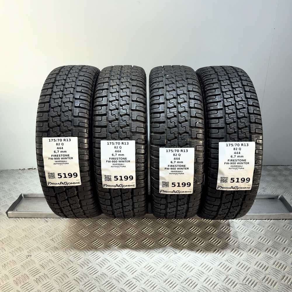 Gomme Usate 175 70 R13 82Q Firestone FW-900 Winter 96% Invernali