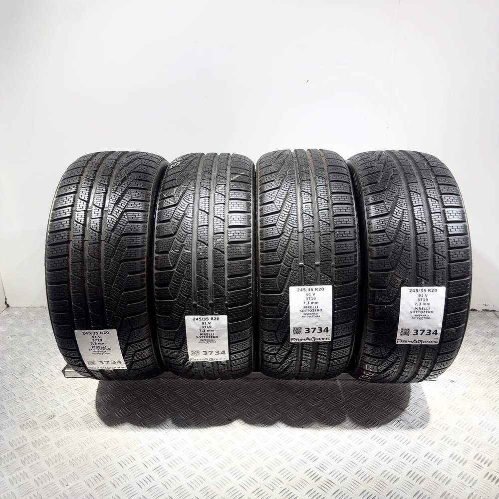 Gomme Usate 245 35 R20 91V Pirelli Sottozero 98% Invernali