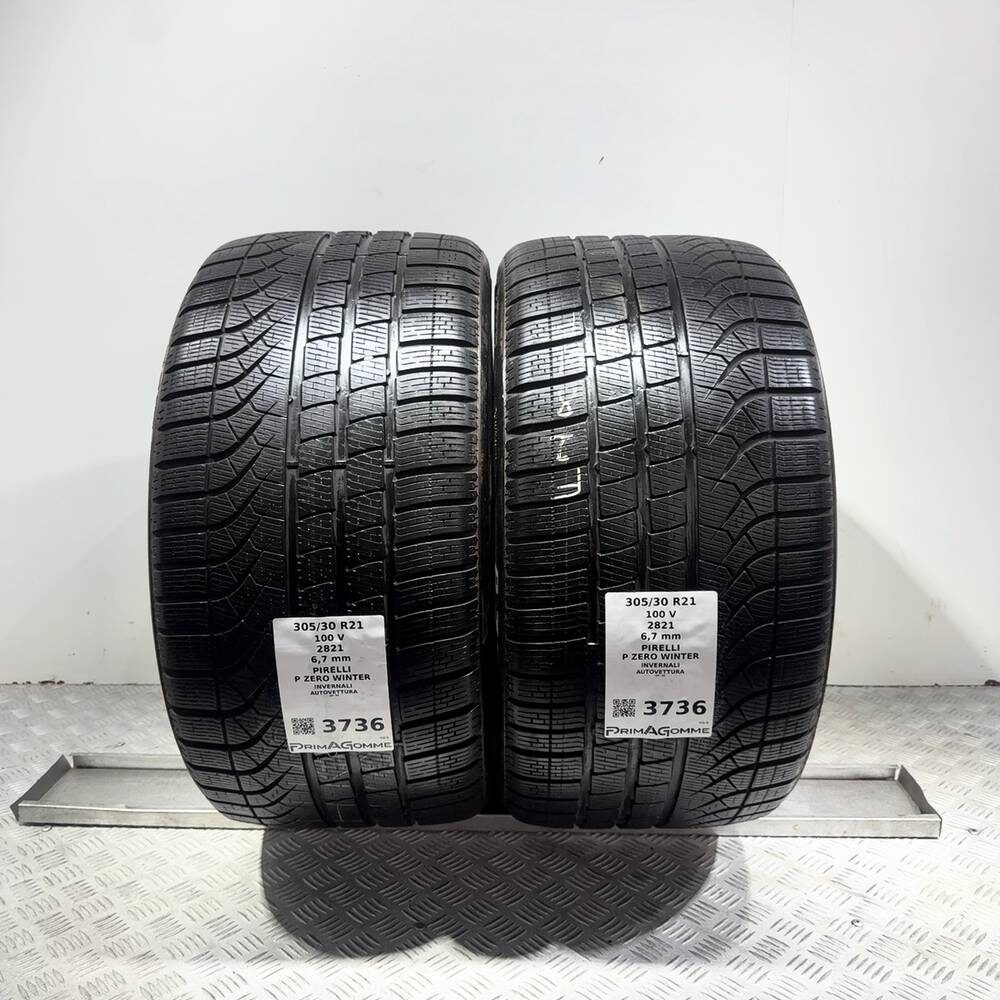 Gomme Usate 305 30 R21 100V Pirelli P Zero Winter 96% Invernali