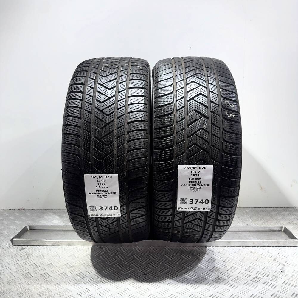 Gomme Usate 265 45 R20 104V Pirelli Scorpion Winter 83% Invernali