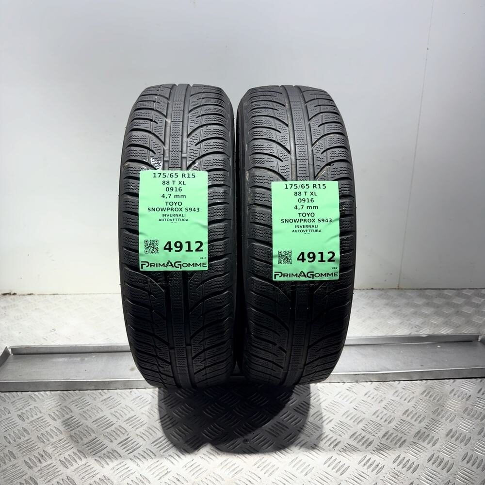 Gomme Usate 175 65 R15 88T XL Toyo Snowprox S943 Invernali