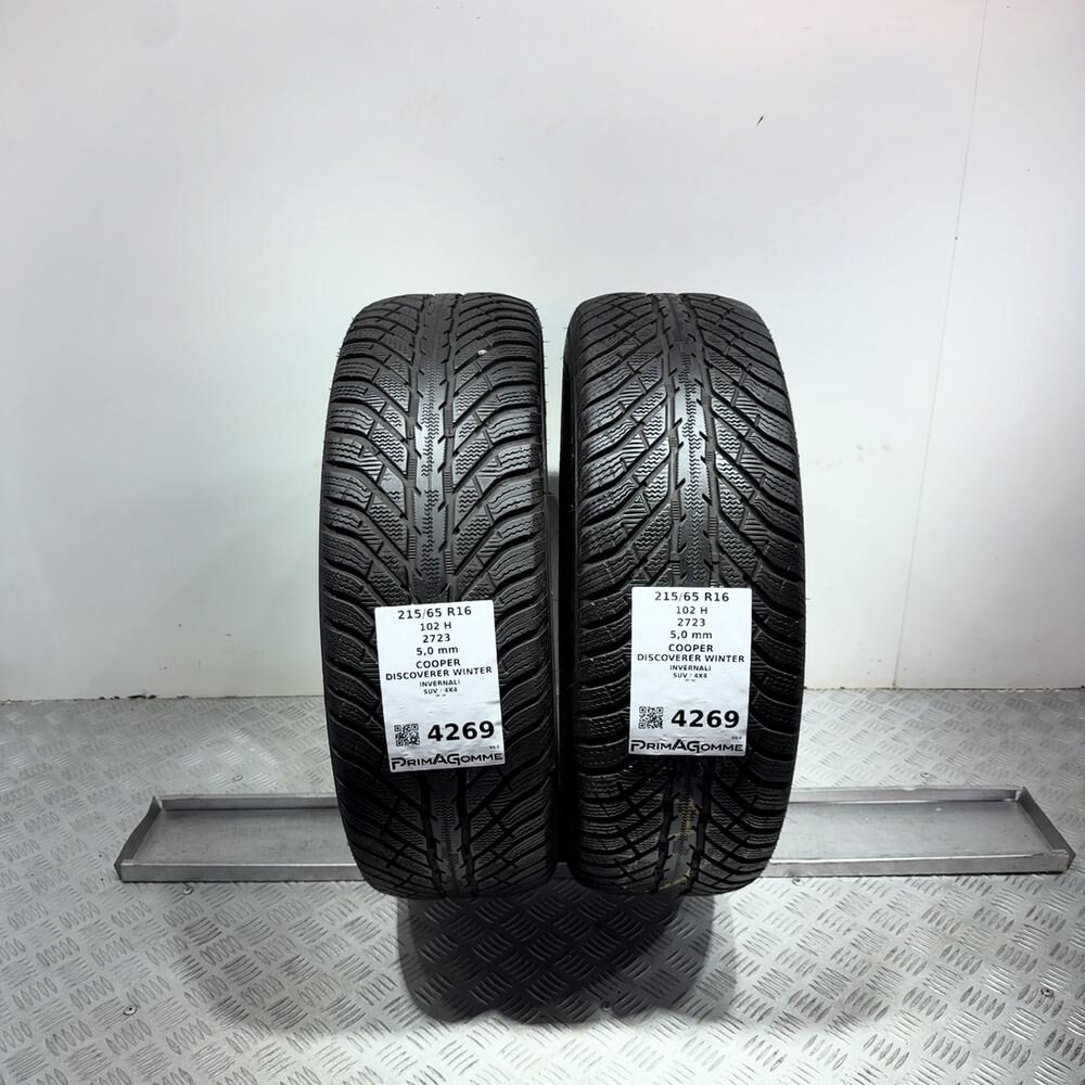 Gomme Usate 215 65 R16 102H Cooper Discoverer Winter 71% Invernali
