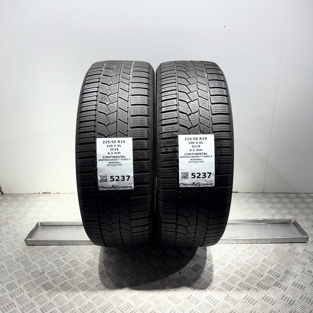 Gomme Usate 225 50 R19 100V XL Continental Wintercontact TS860 S Invernali