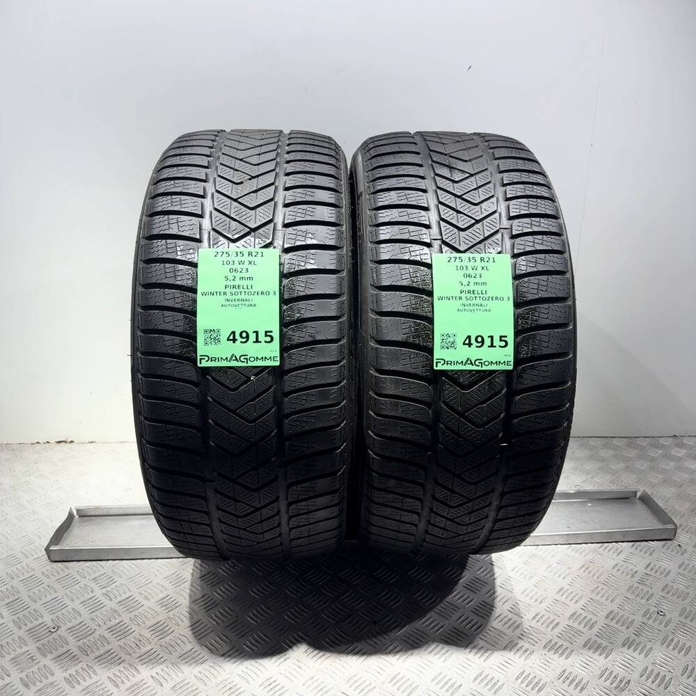 Gomme Usate 275 35 R21 103W XL Pirelli Winter Sottozero 3 74% Invernali