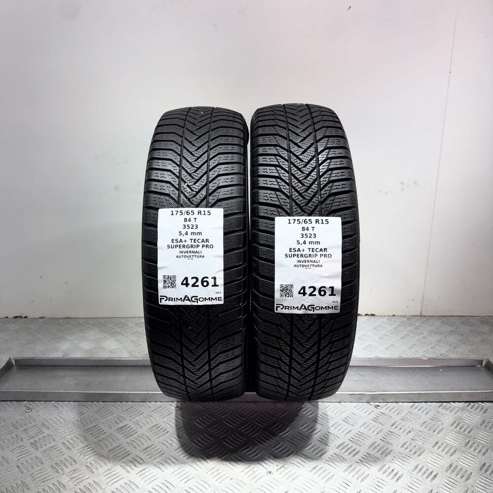 Gomme Usate 175 65 R15 84T Esa+ Tecar Supergrip Pro 77% Invernali