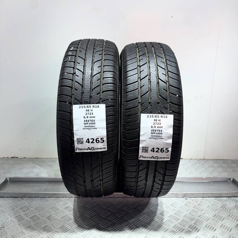 Gomme Usate 215 65 R16 98H ZEETEX WP1000 98% Invernali