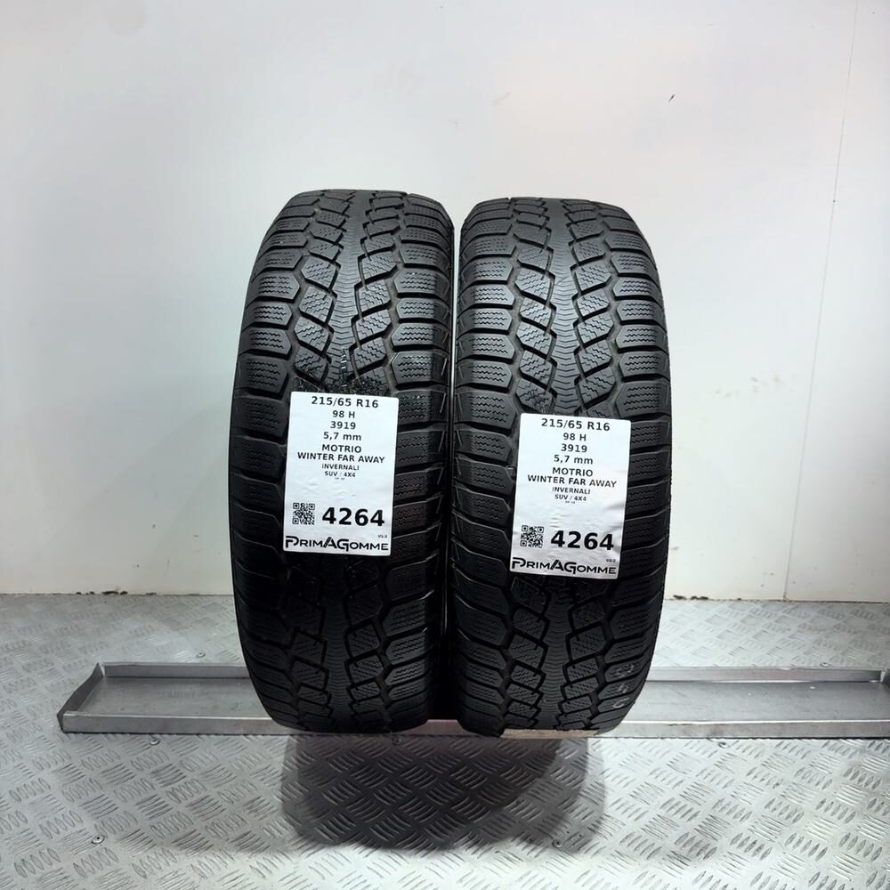 Gomme Usate 215 65 R16 98H Motrio Winter Far Away 81% Invernali