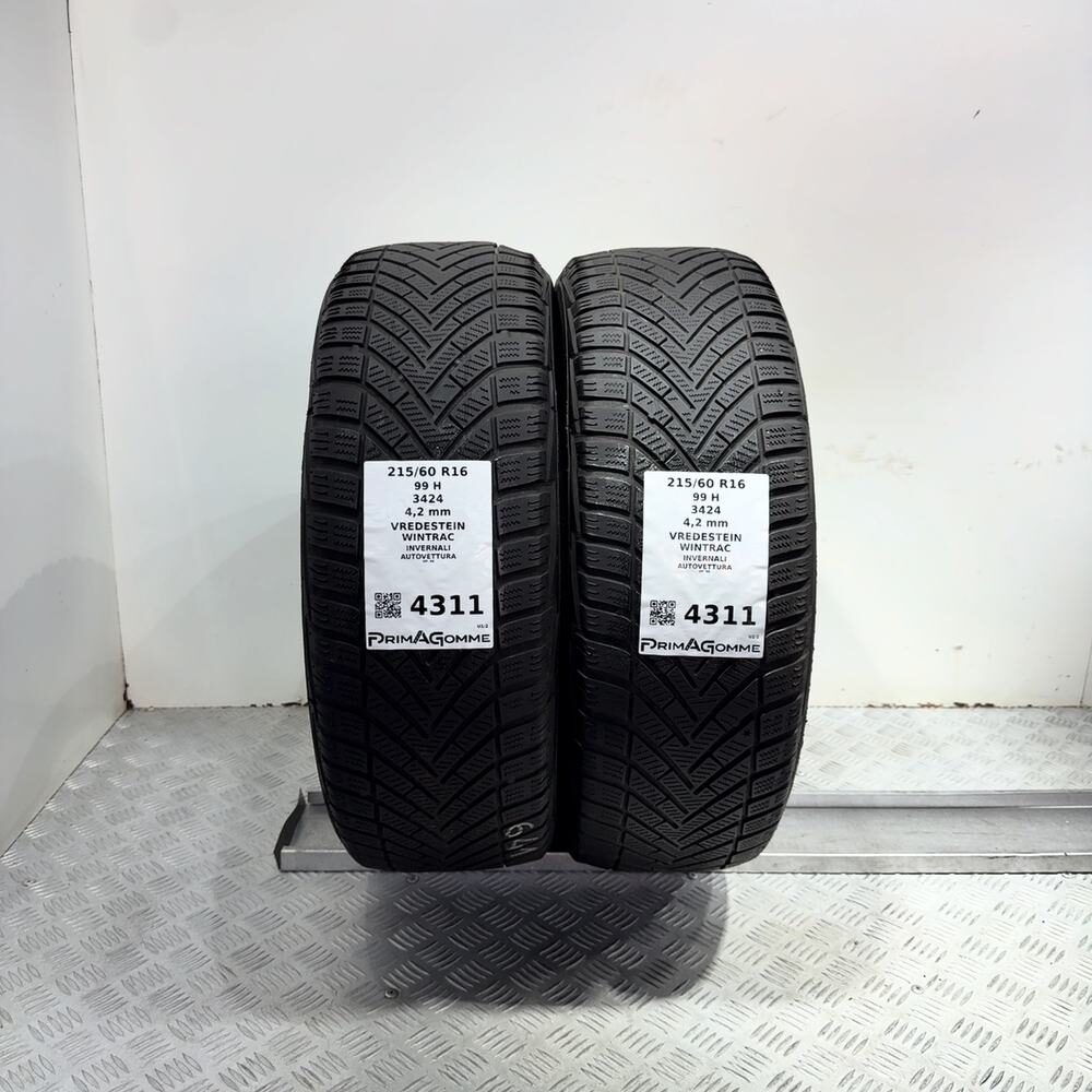 Gomme Usate 215 60 R16 99H Vredestein Wintrac Invernali