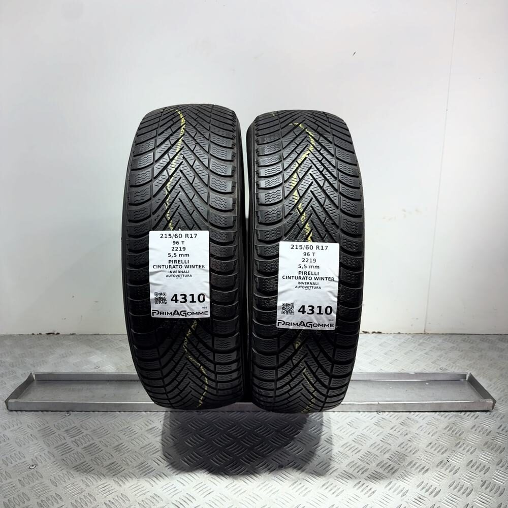 Gomme Usate 215 60 R17 96T Pirelli Cinturato Winter 79% Invernali