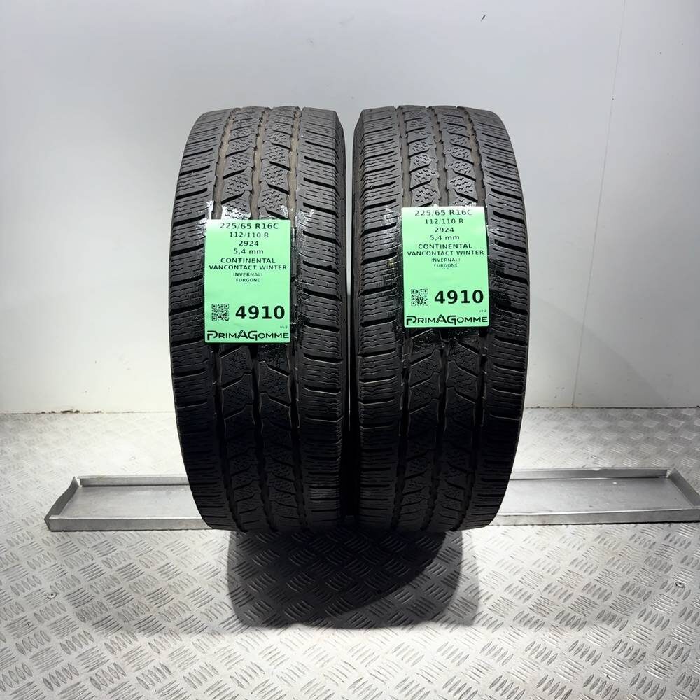 Gomme Usate 225 65 R16C 112/110R Continental Vancontact Winter 77% Invernali