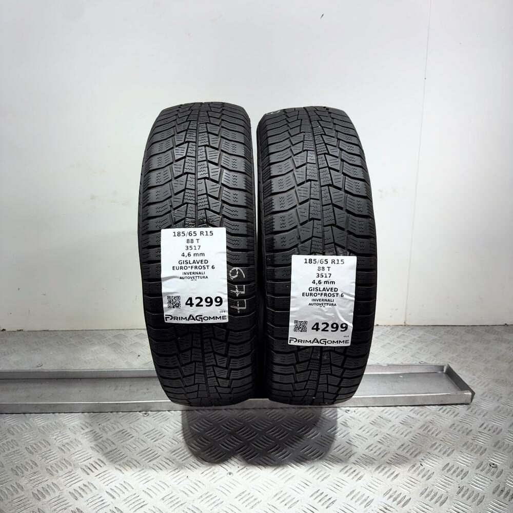 Gomme Usate 185 65 R15 88T Gislaved Euro*Frost 6 Invernali