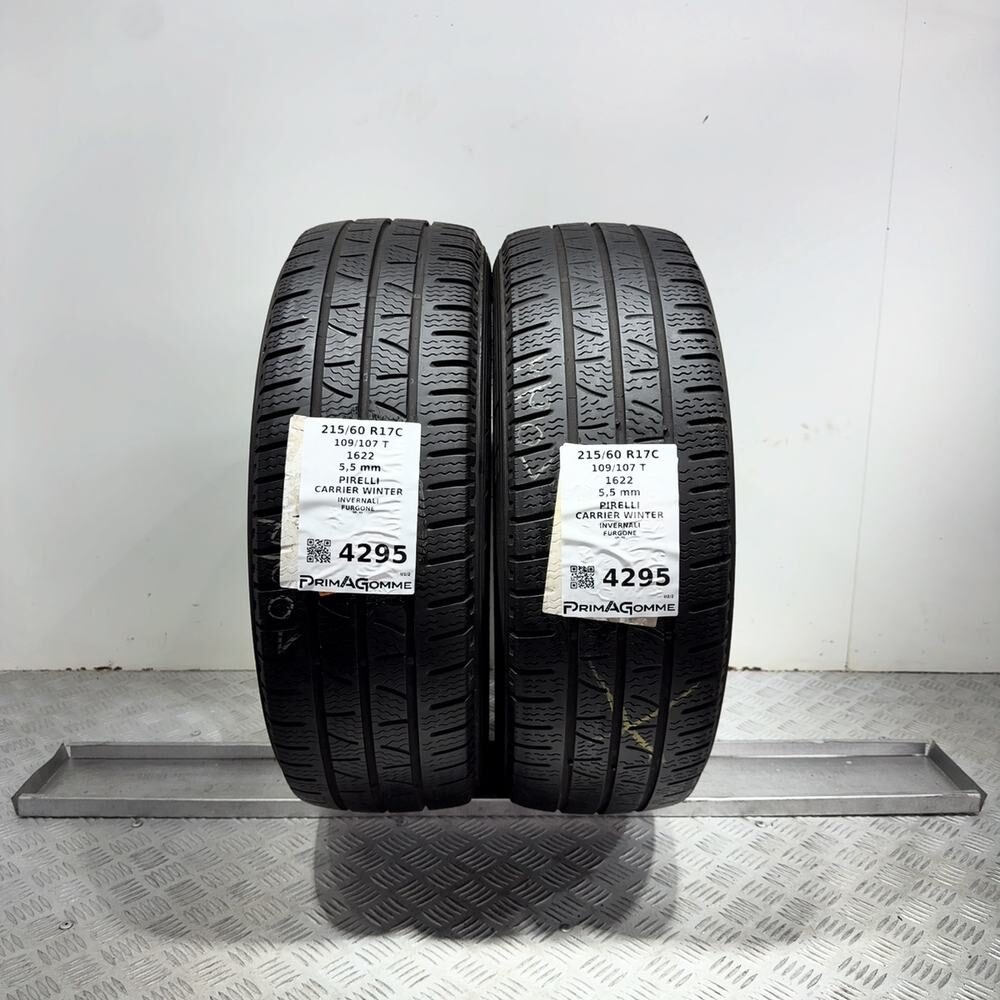 Gomme Usate 215 60 R17C 109/107T Pirelli Carrier Winter 79% Invernali