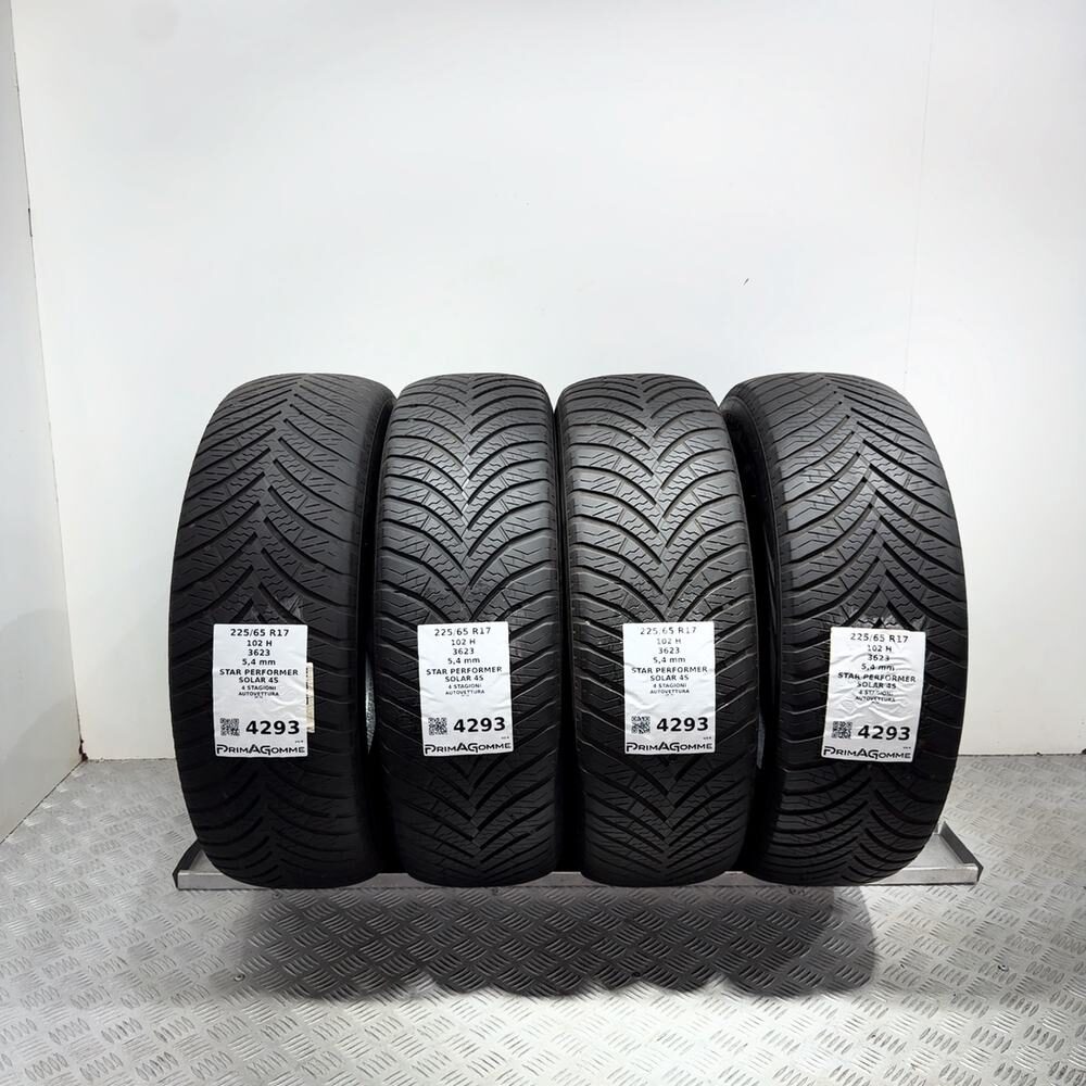 Gomme Usate 225 65 R17 102H Star Performer Solar 4S 77% 4 Stagioni