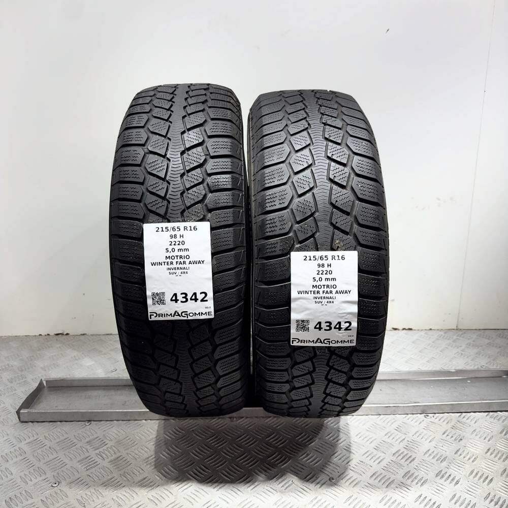 Gomme Usate 215 65 R16 98H Motrio Winter Far Away 71% Invernali