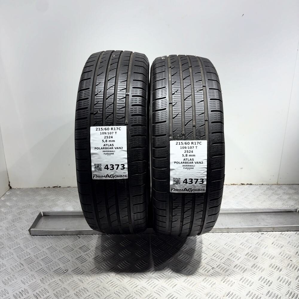 Gomme Usate 215 60 R17C 109/107T Atlas Polarbear Van2 83% Invernali