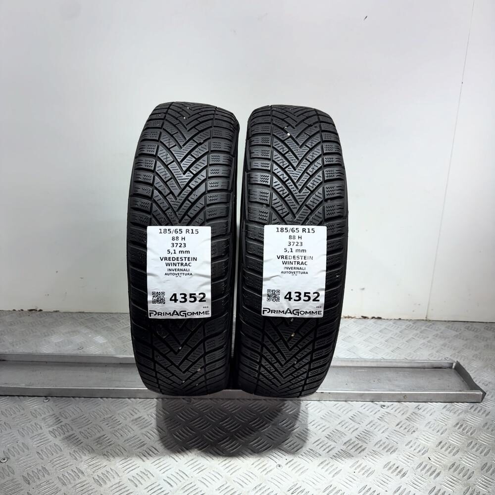 Gomme Usate 185 65 R15 88H Vredestein Wintrac 73% Invernali