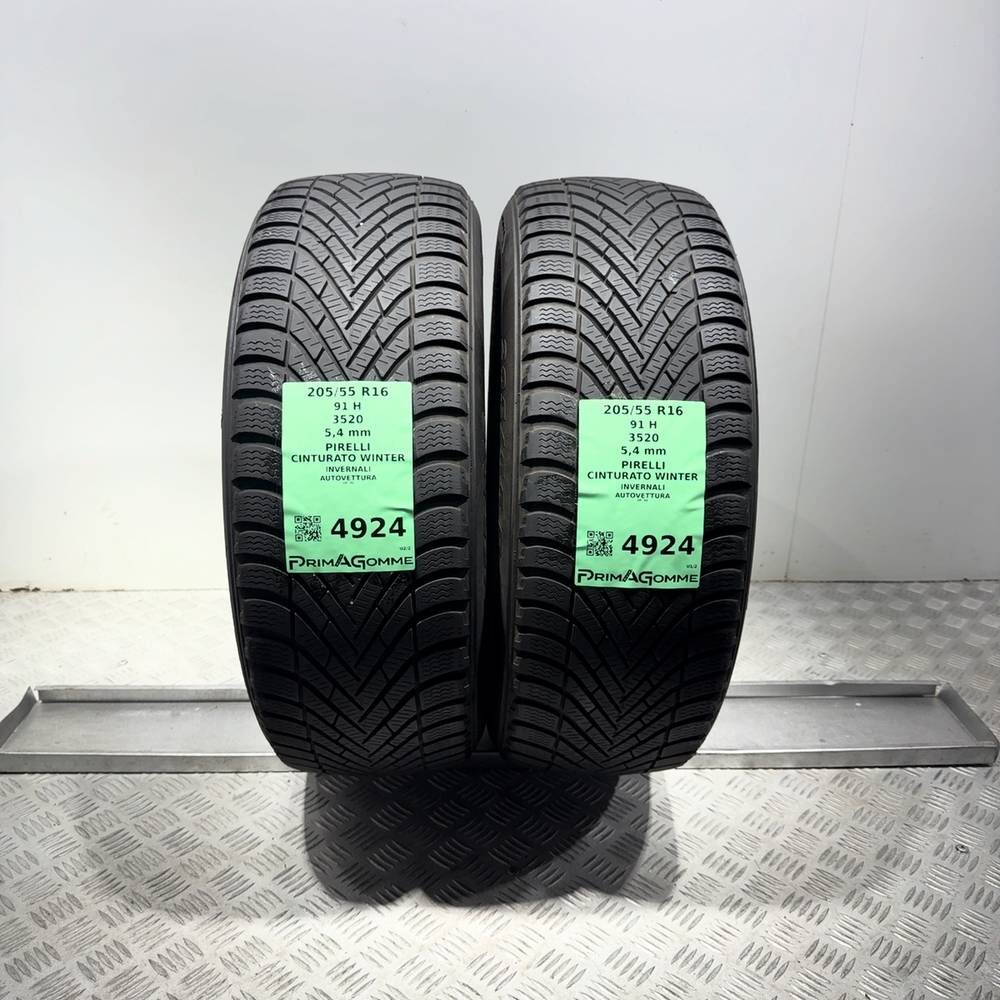 Gomme Usate 205 55 R16 91H Pirelli Cinturato Winter 77% Invernali