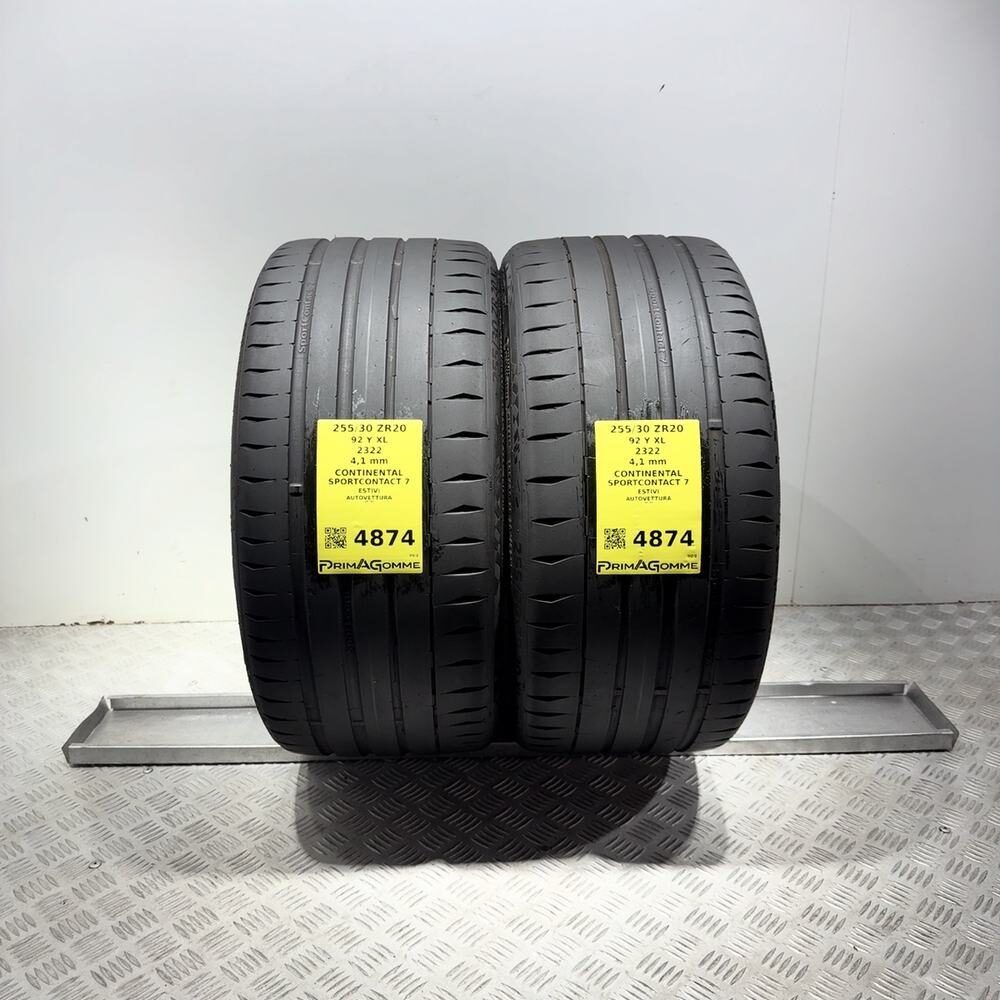 Gomme Usate 255 30 ZR20 92Y XL Continental Sportcontact 7 Estive
