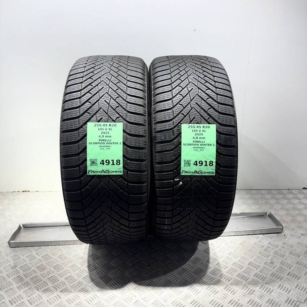 Gomme Usate 255 45 R20 105V XL Pirelli Scorpion Winter 2 Invernali