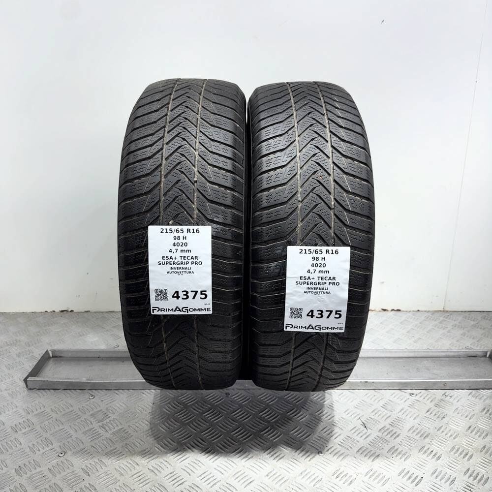 Gomme Usate 215 65 R16 98H Esa+ Tecar Supergrip Pro Invernali