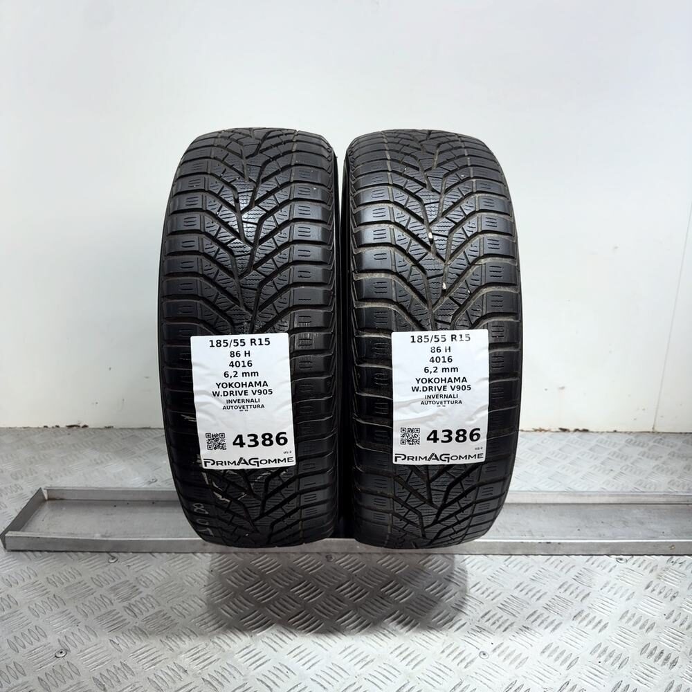 Gomme Usate 185 55 R15 86H Yokohama W.Drive V905 89% Invernali