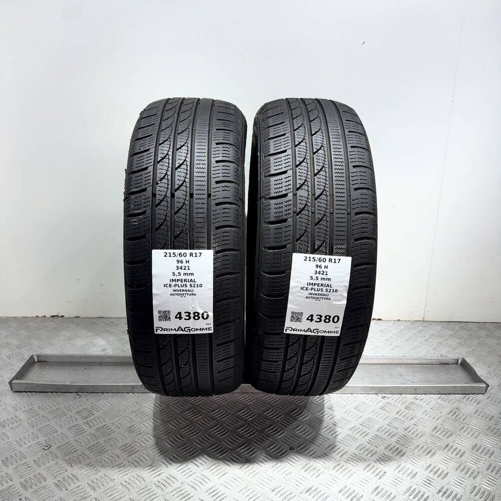 Gomme Usate 215 60 R17 96H Imperial Ice-Plus S210 79% Invernali