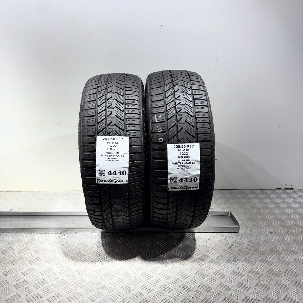 Gomme Usate 205 50 R17 93V XL Winrun Winter-Max A1 Invernali