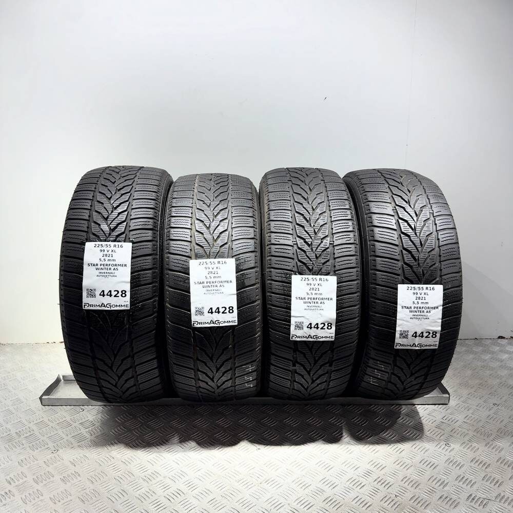 Gomme Usate 225 55 R16 99V XL Star Performer Winter AS 79% Invernali