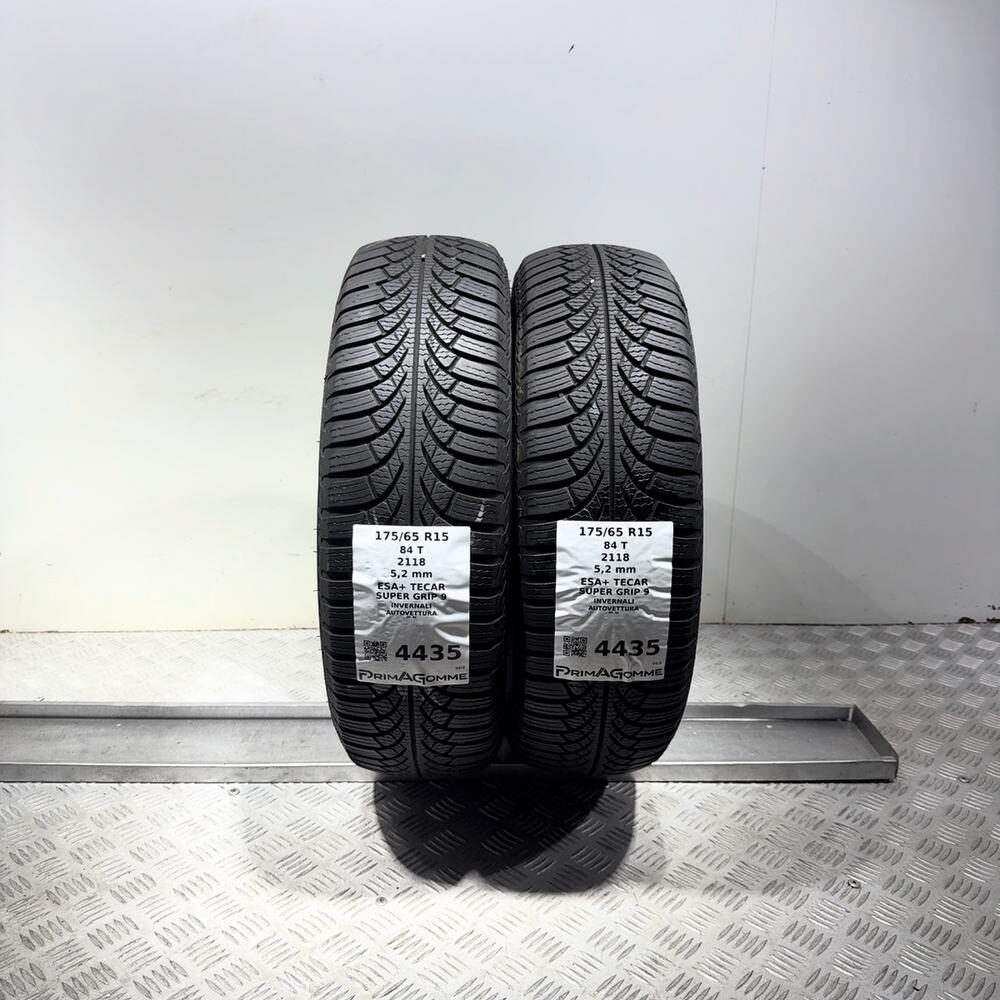 Gomme Usate 175 65 R15 84T Esa+ Tecar Super Grip 9 74% Invernali
