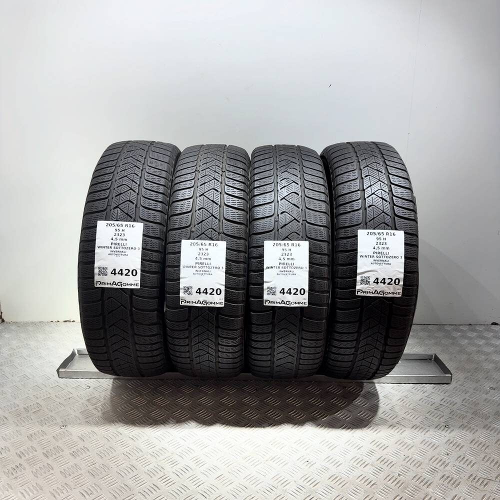 Gomme Usate 205 65 R16 95H Pirelli Winter Sottozero 3 Invernali