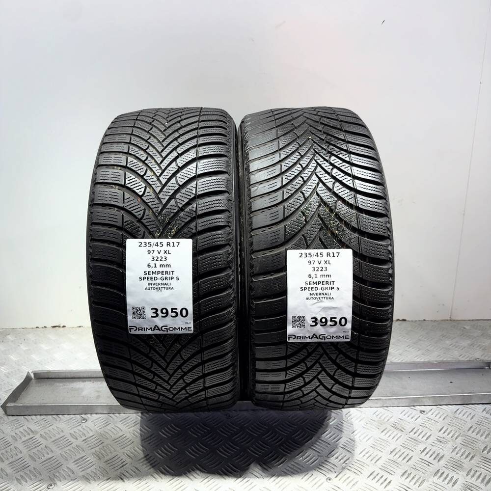 Gomme Usate 235 45 R17 97V XL Semperit Speed-Grip 5 87% Invernali