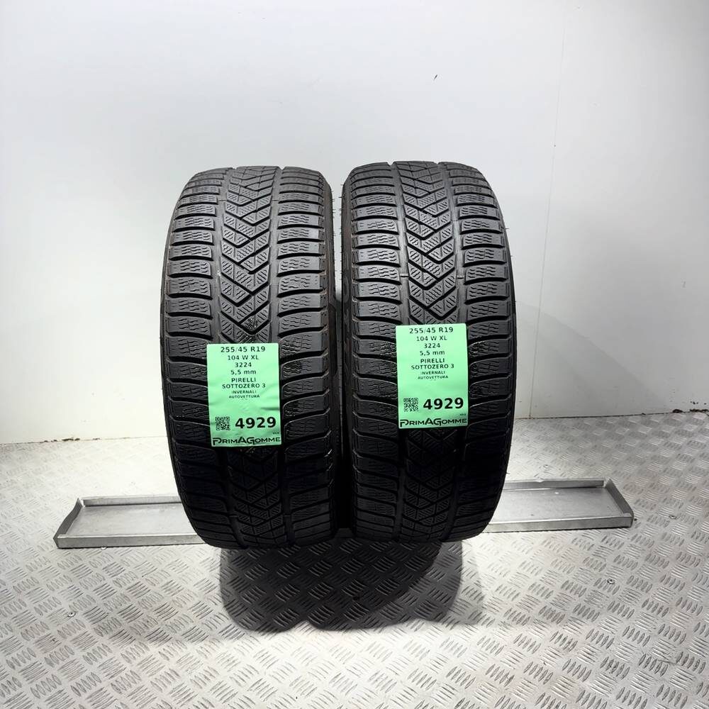 Gomme Usate 255 45 R19 104W XL Pirelli Sottozero 3 79% Invernali