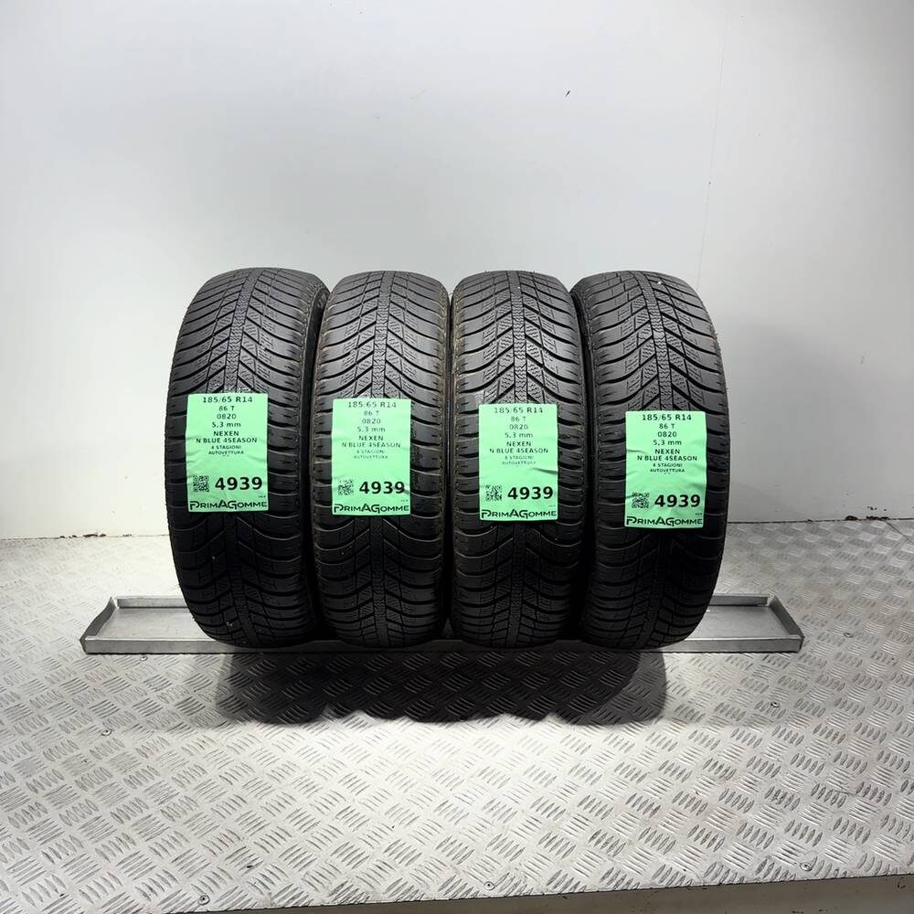 Gomme Usate 185 65 R14 86T Nexen N’Blue 4Season 76% 4 Stagioni